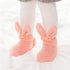 Fashion Winter Cozy Coral Fleece Baby Girls Socks for Newborn Soft Cute Rabbit Baby Socks for Winter In Elegant Design