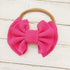 Modern Fashion Floral Headband Newborn Baby Elastic Hairbands Pearl Fresh Style Bow Knot For Girls