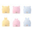 Elastic headscarf double layer cotton baby caps hats with baby bibs set for newborn infant Candy Color