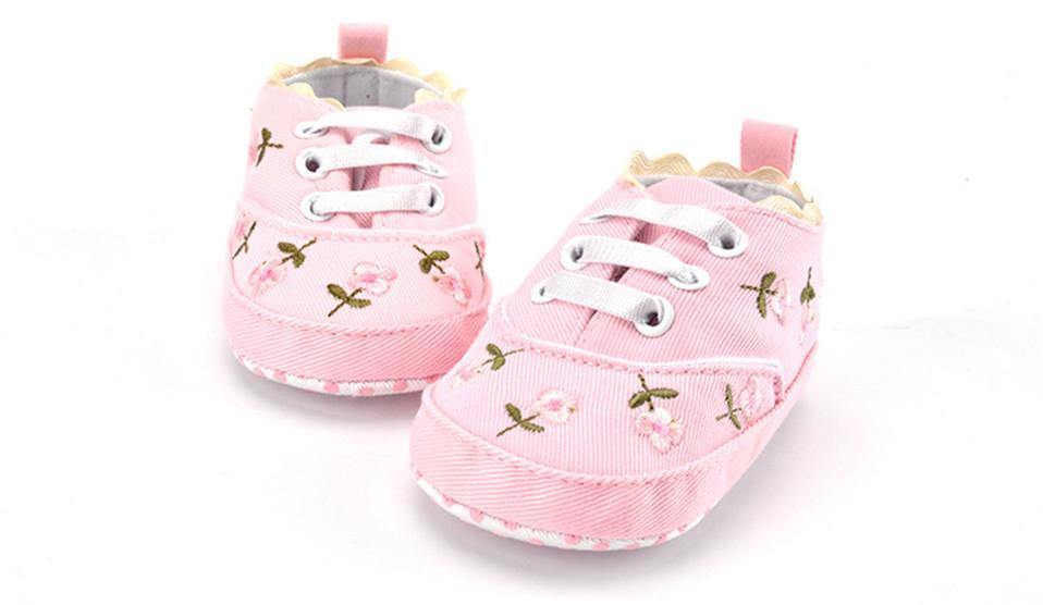 Baby Girl Shoes White Lace Soft Shoe Prewalker Walking Toddler Kids Shoes First Walker