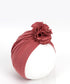 New Fashion Elegant Flower Baby Hat Newborn Elastic Baby Turban Hats for Girls In Modern Design