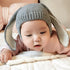 Mdoern Luxury Toddler Infant Knitted Baby Hat Adorable Rabbit Long Ear Hat Baby Bunny Beanie Cap Photo Props Cap