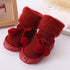 Luxury Modern Elegant Christmas Baby Socks Shoes For Girls and Boys Infant Cotton Baby Leg Warmers Children Floor Socks Anti-Slip Baby Step Socks For Kids