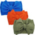 Modern Luxury Elegant Baby Girls Headband Turban Photography Props Baby Hair Accessories Bow 3 Pcs Set For Girls Baby