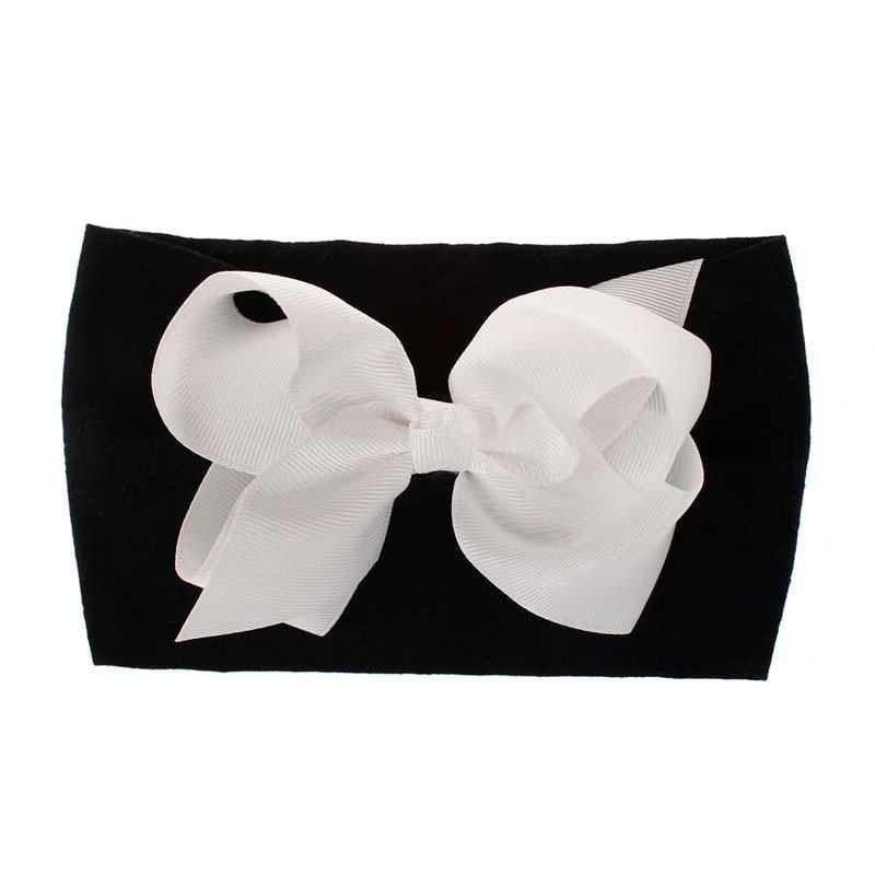 Brand Toddler Baby Girl Baby Big Bow Hairband Headband Stretch Turban Head Wrap Baby Girls