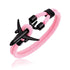 Airport Fashion Men Women Airplane Anchor Bracelets Charm Rope Chain Paracord Aviation Life Jewelry Design