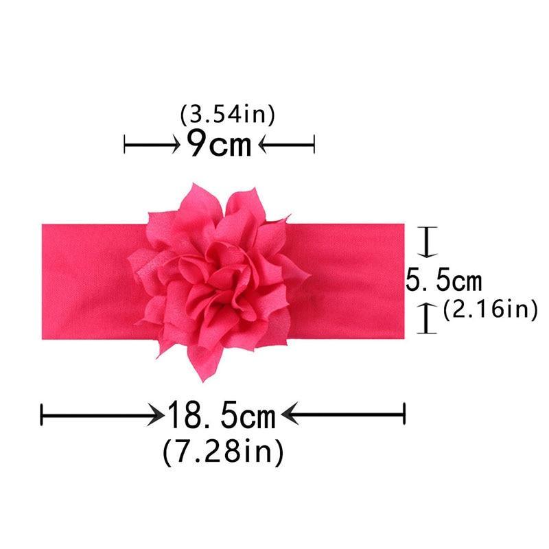 Modern Baby Headband Turban Flower Bow Newborn Baby Girl Headbands Elastic hairband For Girls Baby