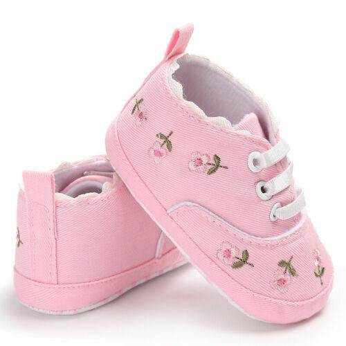 Soft Toddler Baby Shoes Newborn Boys Girls Breathable Princess Crib Sneakers Pre-walker Anti Slip Design