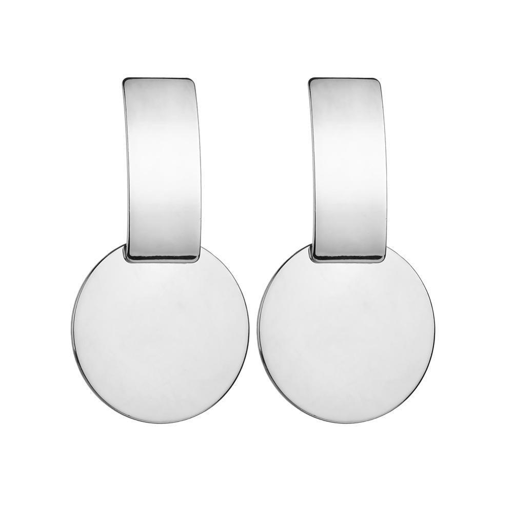 Luxury Modern Trend Fashion Statement Earrings 2020 Style Big Geometric Round Earrings For Women and Girls