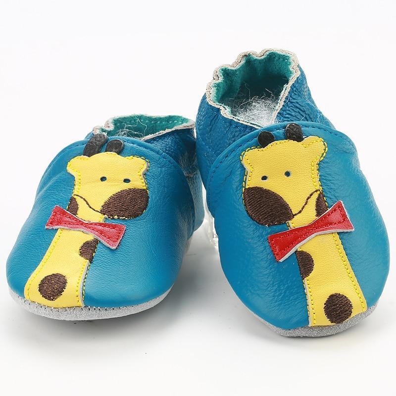 Newborn Soft Genuine Leather Anti Slip High Quality Baby Shoes First Walkers Baby Skid-Proof Shoes