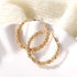 New Big Circle Round Hoop Earrings for Women's Fashion Statement Golden Punk Charm Earrings Party Jewelry