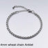 High Quality Stainless Steel Anklets For Women Foot chain Jewelry Ankle Bracelets For Men or Women