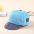 Cartoon Bear Baby Hat Cap Adjustable Baseball Cap Cute Striped Cotton Kids Sun Hat for Baby Boys