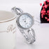 Luxury Fashion Rose Gold Plated Women's Elegant Rhinestone Bracelet Quartz Watch Fashion Lady Watches For Women and Girls