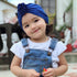 New Fashion Elegant Flower Baby Hat Newborn Elastic Baby Turban Hats for Girls In Modern Design