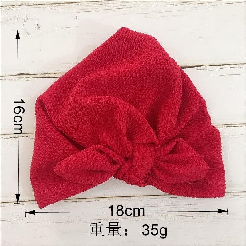 Handmade Baby Hats Rabbit Ears for Infant Children Baby Girls Boho Hat Beanie Scarf Turban Head Wrap Cap For Girls Baby