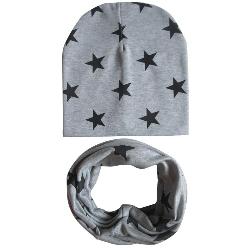 Modern Children Hat Scarf Set Camouflage Print Cotton Baby Beanie Collar for Baby Boy/Girl Cap Kids Warm Hats Scarves Design