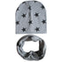 Modern New Trend Baby Hat Scarf Star Prints Cotton Children Boys Girl Cap Beanie Neck Collar Scarf Autumn Winter Warm Kids Hats For Kids