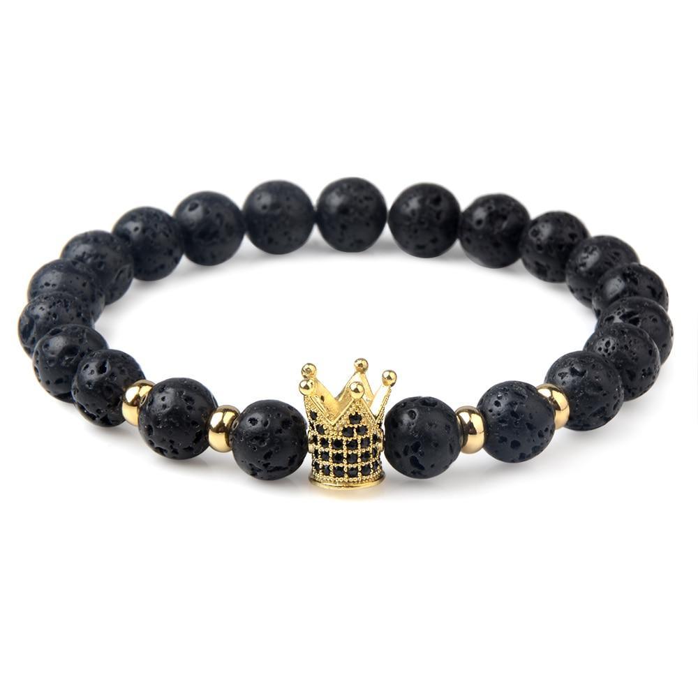 Modern Leopard Tiger Eye Lion Head Elegant Bracelet Owl Buddha Bead Luxury Bracelets Bangles Skull Charm Natural Stone Bracelet Yoga Jewelry For Men And Women