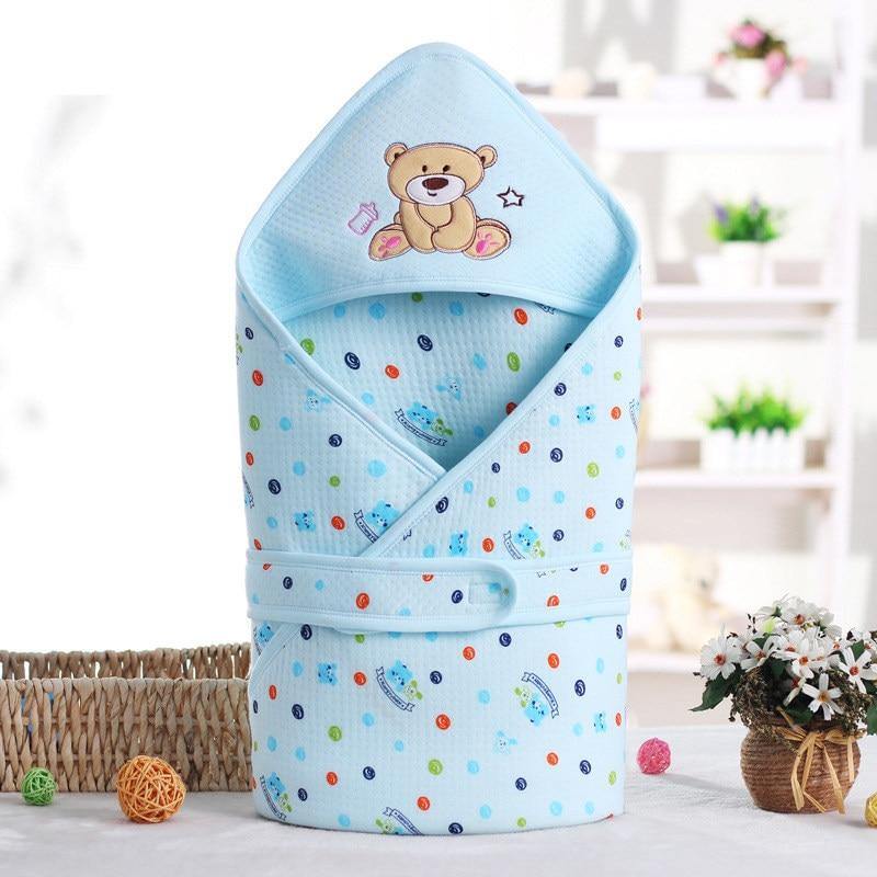 Cotton Infant Baby Sleeping Bag Envelope For Newborn Baby Bedding Wrap Sleepsack For Baby Blanket