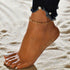 Modern Foot Brecelets Gold Female Anklets Barefoot Crochet Jewelry For Leg, Foot Bracelets in Elegant Luxury Trend Style