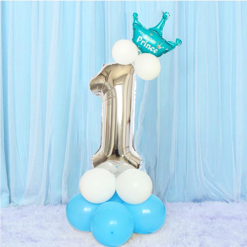 Birthday Balloons Foil Number Ballon Banner Party Decorations  Rose Gold