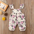 Newborn Toddler Baby Girls Flower Strap Ruffles Romper Jumpsuit Outfit For Girls In Modern New Design