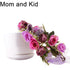 Luxury Modern Matching Flower Headband Lovely Newborn Headband Flower Crown Wreath for Mother and Kids