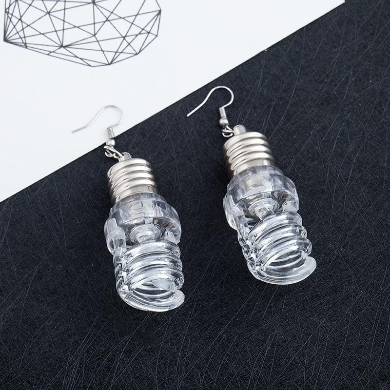 New RGB Design Funny Trend Light Bulbs Epic Drop Earrings For Women In Fashion Light New Popular Trendy Unique Deisgn For Her