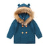 Winter Fashionable Sweaters For Baby Cardigans Autumn Hooded Newborn Knitted Jackets Cartoon Bear Children Long Sleeve Clothing