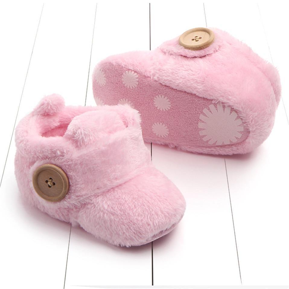 Baby Toddler First Walkers Baby Shoes Soft Slippers Cute Shoes Winter Non-Slip Baby Warm Autumn Comfortable Shoes