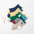 5 Pair Lovely Print Comfortable Knitted Cotton Newborn Soft Sock For Baby Boys And Girls