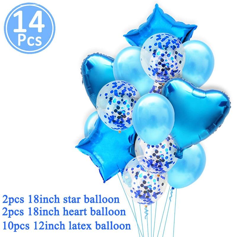 Birthday Balloons Foil Number Ballon Banner Party Decorations  Rose Gold