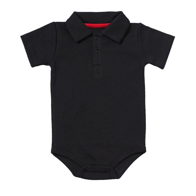 Summer Baby Boy/Girl Turn-down Collar Rompers Infant Newborn Cotton Clothes Jumpsuit