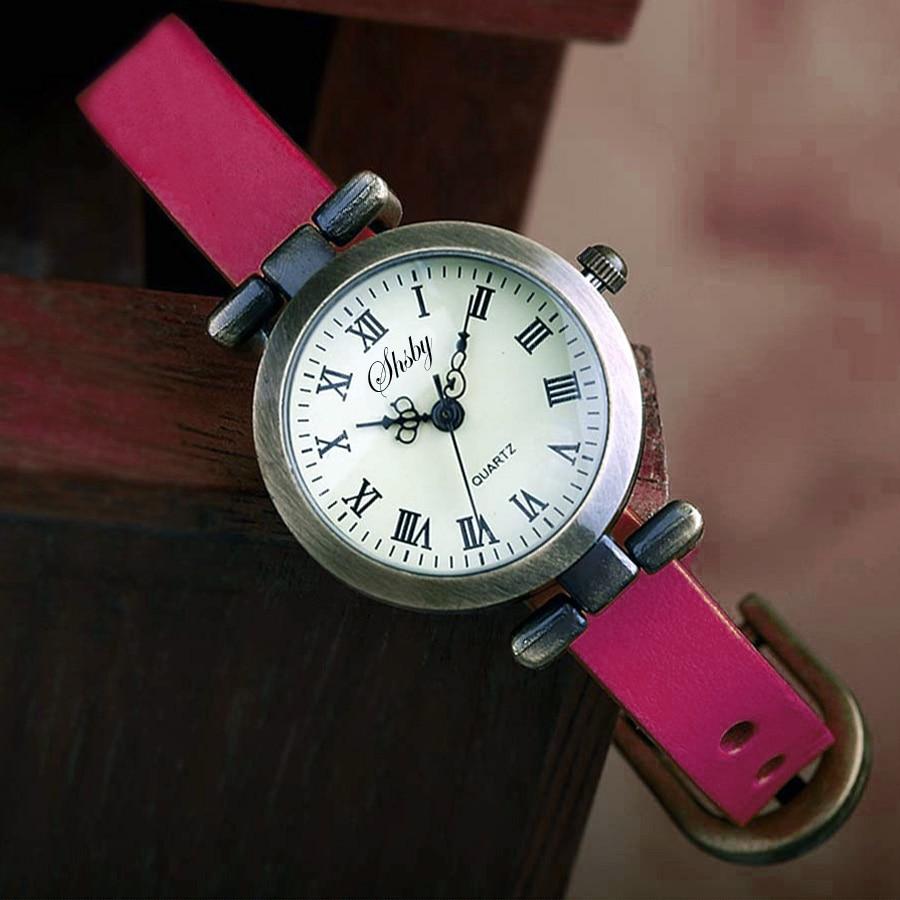 New Fashion Hot-selling Leather Female Watch Vintage Watch Women Dress Watches For Women and Girls