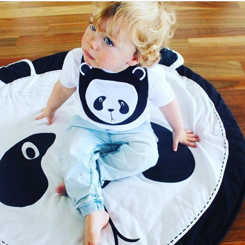 Baby Kids Play Mat Cotton Game Mat Room Floor Round Carpet Rug Children Tent Camp Mat Baby Yym Kids