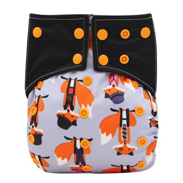 All-In-One  Cloth Diaper for Baby Bamboo Charcoal Eco-friendly Baby Cloth Diaper In Modern New Design