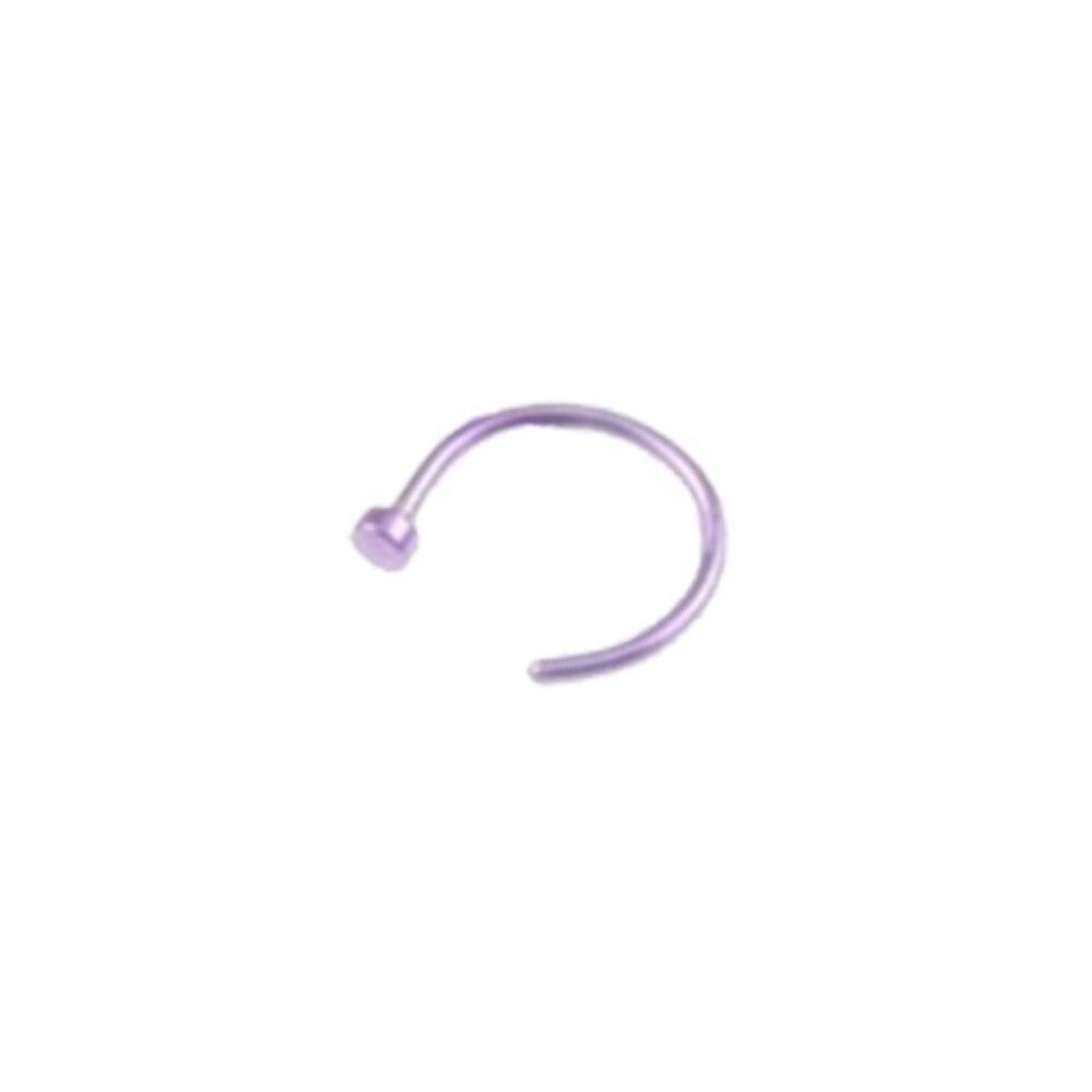 Luxury U Shaped Fake Nose Ring Hoop Septum Stainless Steel Nose Piercing Jewelry For Woman