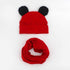 Baby Hat Cotton Ear Cap For Boys And Girls Winter Hat Scarf Set Children Boys Cap Scarf