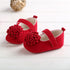 Candy Colors Newborn Baby Prewalker Princess Girl Crib Big Flower Soft Bottom Anti-slip Shoes Footwear  Shoes