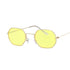 Yellow Women Retro Brand Designer Classic Sunglasses For Ladies Luxury Ladies Mirror Female Oculos de sol