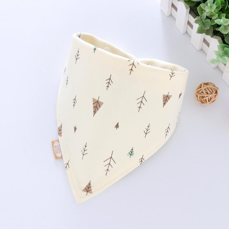 Cotton Cartoon Bandana Feeding Saliva Towel Waterproof Bibs For Baby Burp Accessory Adjustable Button Durable Baby Towels