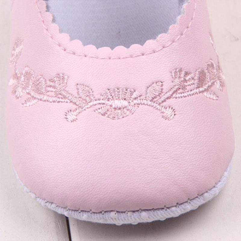 Black Soft Newborn Baby Girl Shoes Prewalker First Walkers Lovely Sneakers Infant Kids Girls Princess Shoes