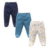 3PCS Baby Pants 100% Cotton Baby Girls and  Boys Clothes Unisex Casual Bottom PP Pants Newborn Baby Clothing For Children