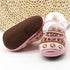 Newborns Baby Boy Soft Soled Footwear Walking Shoes Winter Warm Print First Walkers Baby Girl Cotton Shoes