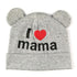 Trend New Baby Hats For Girls Cap Cute Ear Newborn Boys Girls Knitted Print Caps Beanies For  Baby