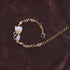 New Rose Gold Alloy Elegant Lovely Cat Bracelets Luxury For Women Femme Children Girl Gift Jewelry Charms Crystal Opals Rhinestone Bangle Chain