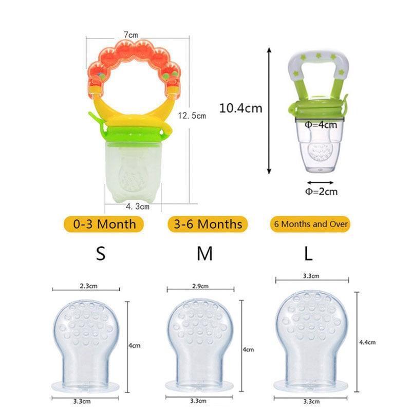 Fresh Food Baby Pacifiers Feeder For Kids Fruit Feeder Nipples Feeding Safe Baby Supplies Nipple Multi-purpose Pacifier