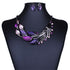 Necklaces Women High Luxury Elegant Lady Purple Peacock Necklace Delicate Jewelry Gift