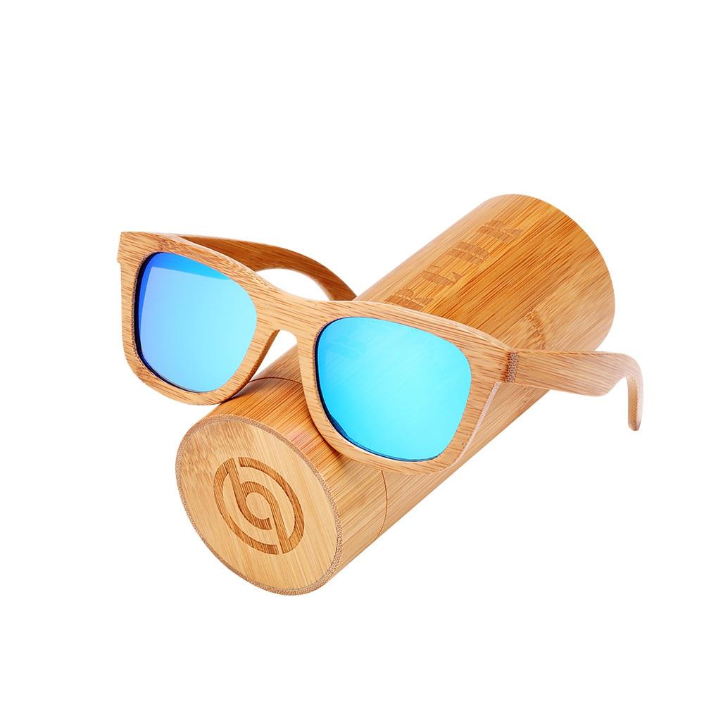 Handmade Bamboo Wood Luxury Retro Men and  Women Polarized Sunglasses Beach Wooden Glasses Oculos de sol With UV400 Protection l